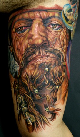 Tattoos - Cecil Porter - captain teague